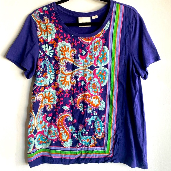 Anthropology ~ Maeve Top Size L | Cotton and Modal | Excellent Condition - Picture 1 of 7